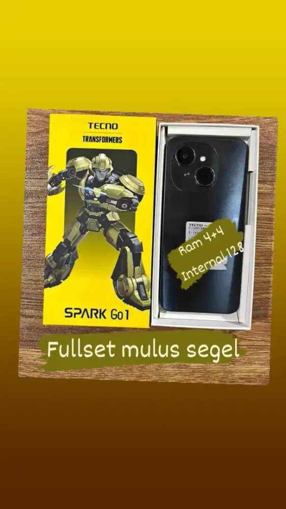 Tecno spark go 1 mulus segel