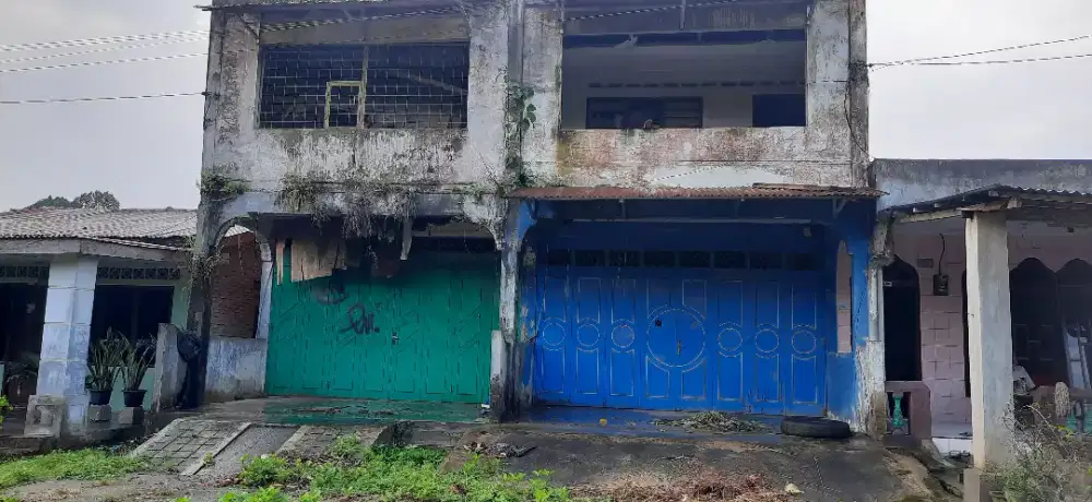 Dijual ruko (pintu biru)