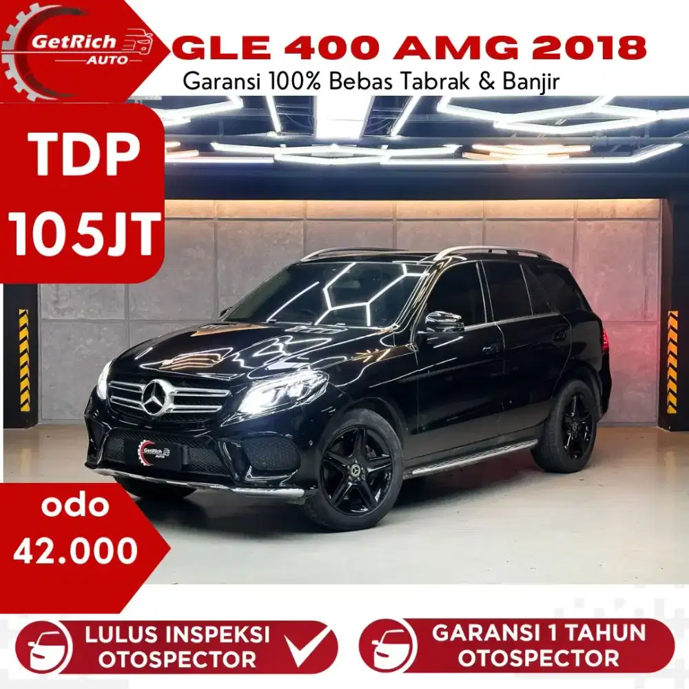 Low odo 40Rb!! Mercedes benz GLE 400  2018 Hitam Super Mulus