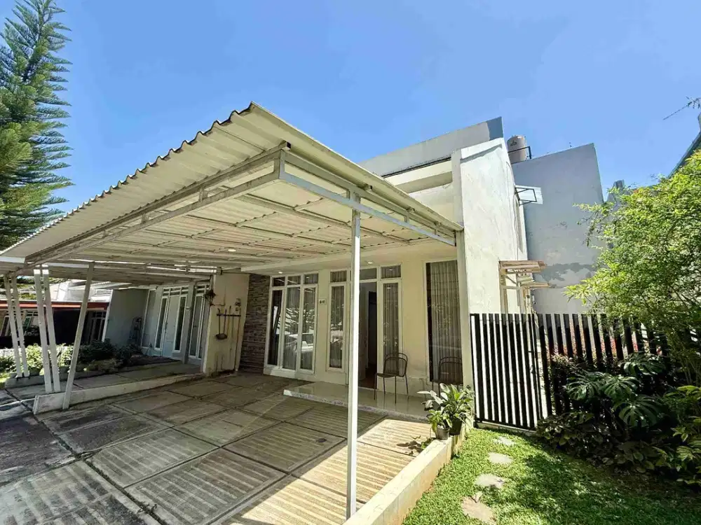 Rumah Minimalis Siap Huni Sewa Tahunan Furnish Posisi Hook Sentul City, Bogor