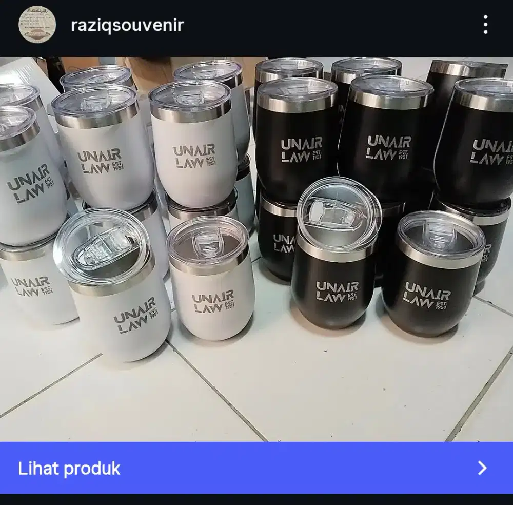 Tumbler Egg Telur Grafir Laser Full Print