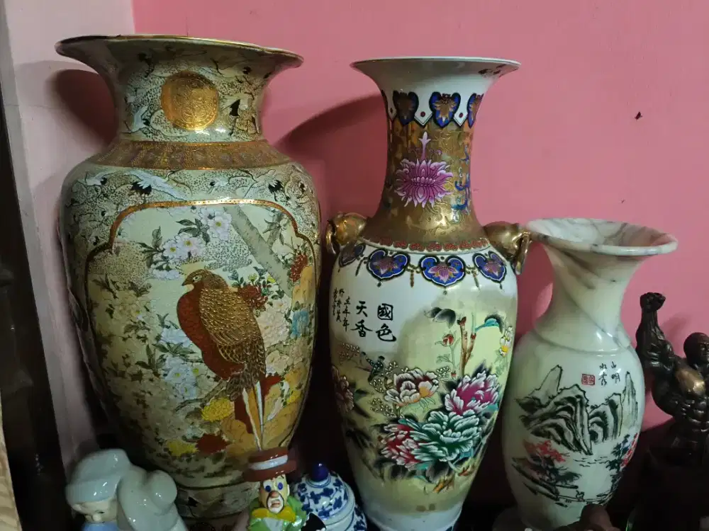 3 buah guci antik borongan