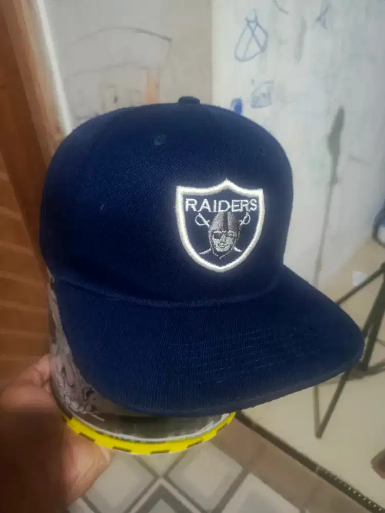 Topi Snapback Raiders Navy - Preloved Good Condition