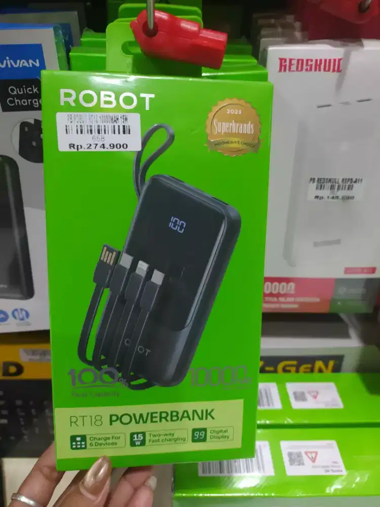 PB ROBOT RT18 10000MAH 15W | ATLANTIS DAHSYAT