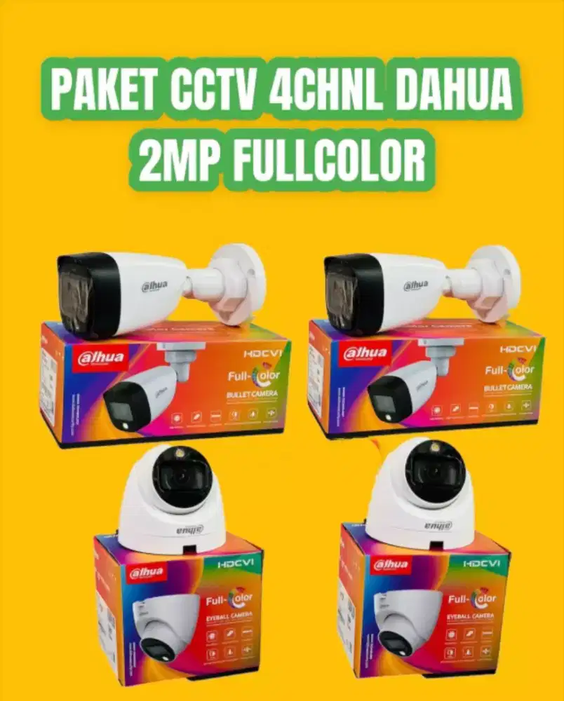 paket cctv dahua full color 2mp