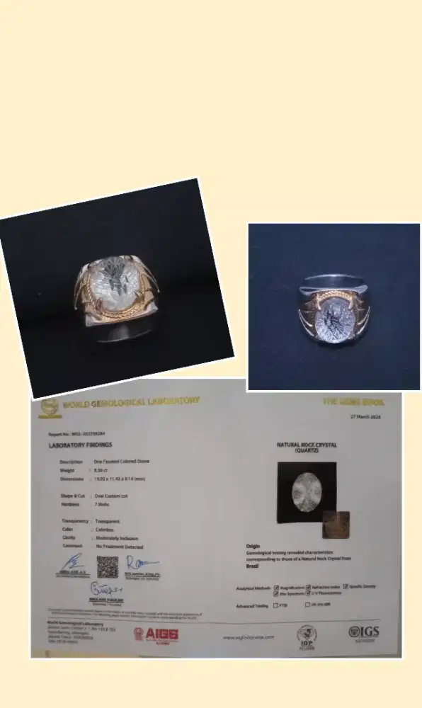 Natural Rock Crystal (QUARTZ)