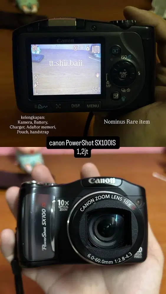 Digicam Canon PowerShot SX100IS