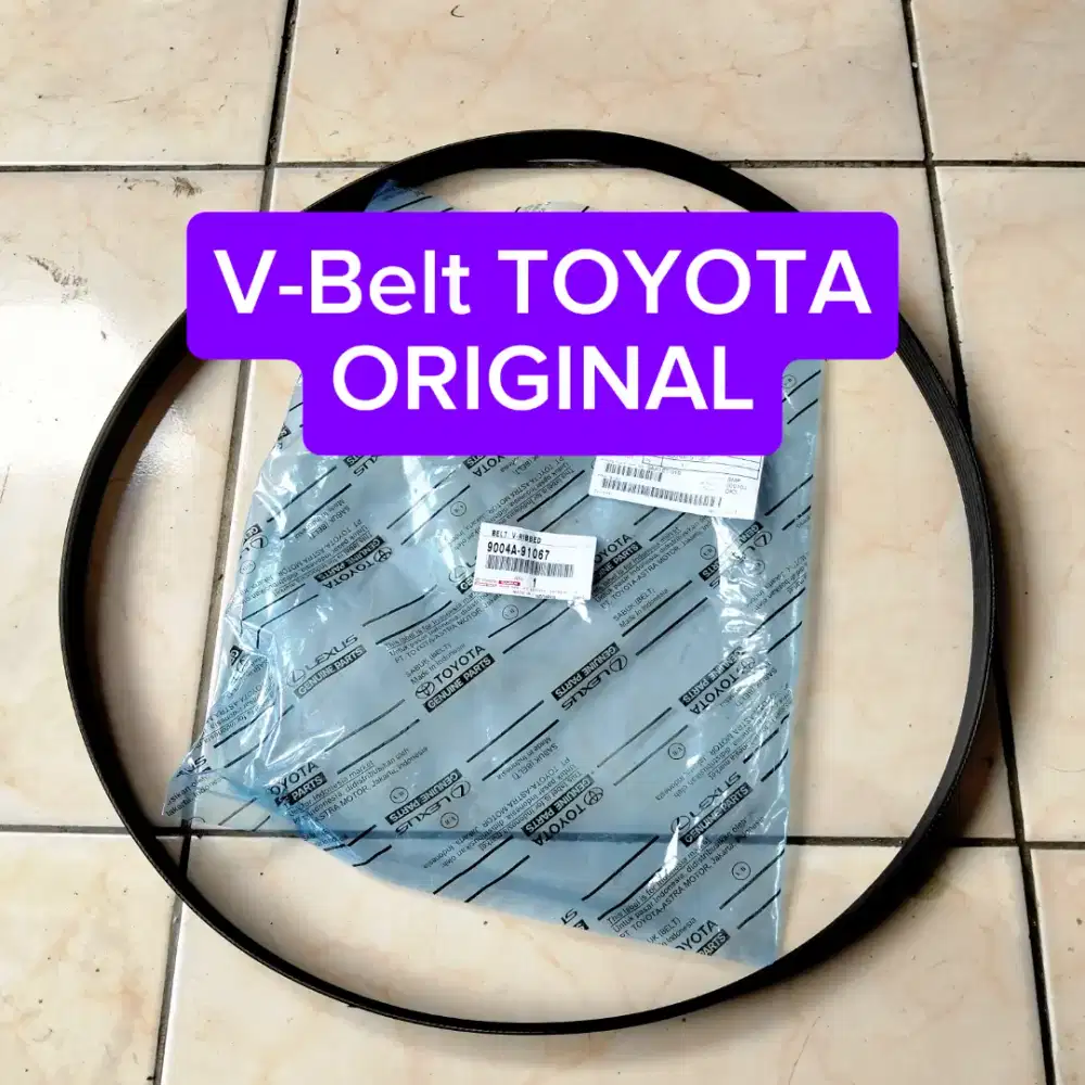 V-Belt Fan Belt V Belt Original Bawaan Toyota All New Rush Like New