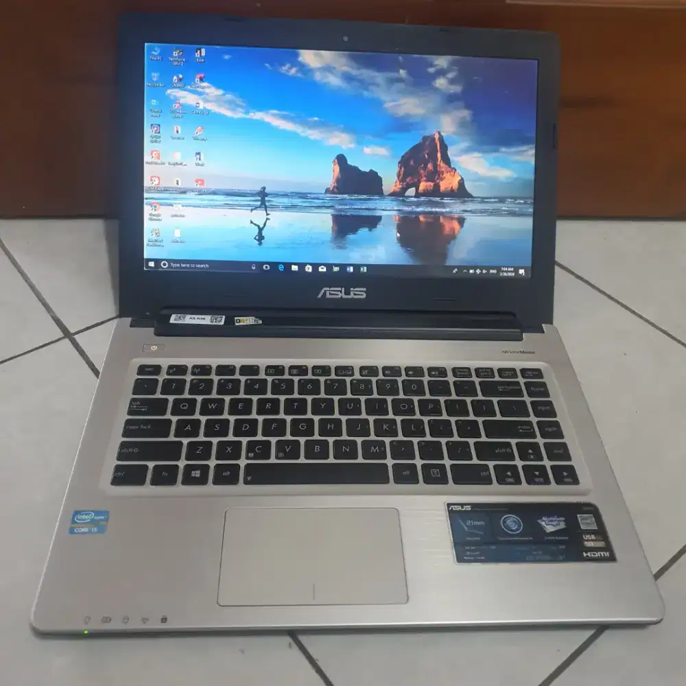 Laptop Asus Core i5 3337u 1.8GHz Ram 16gb normal mulus