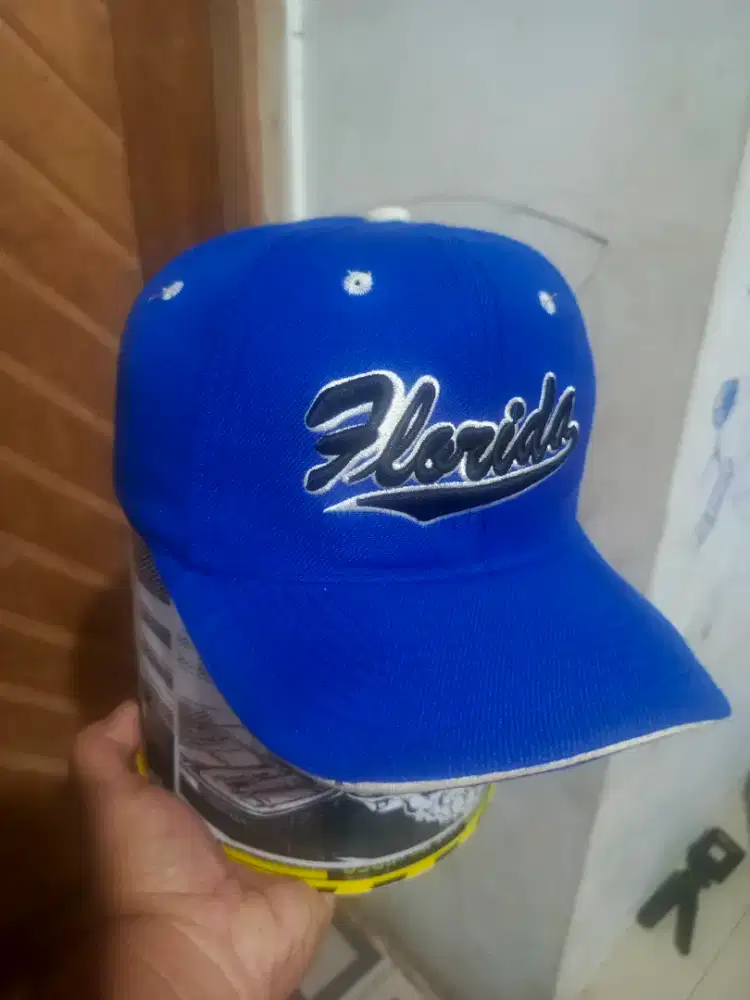 ​[PRELOVED] Topi Baseball Florida Biru - Kondisi Mantap!