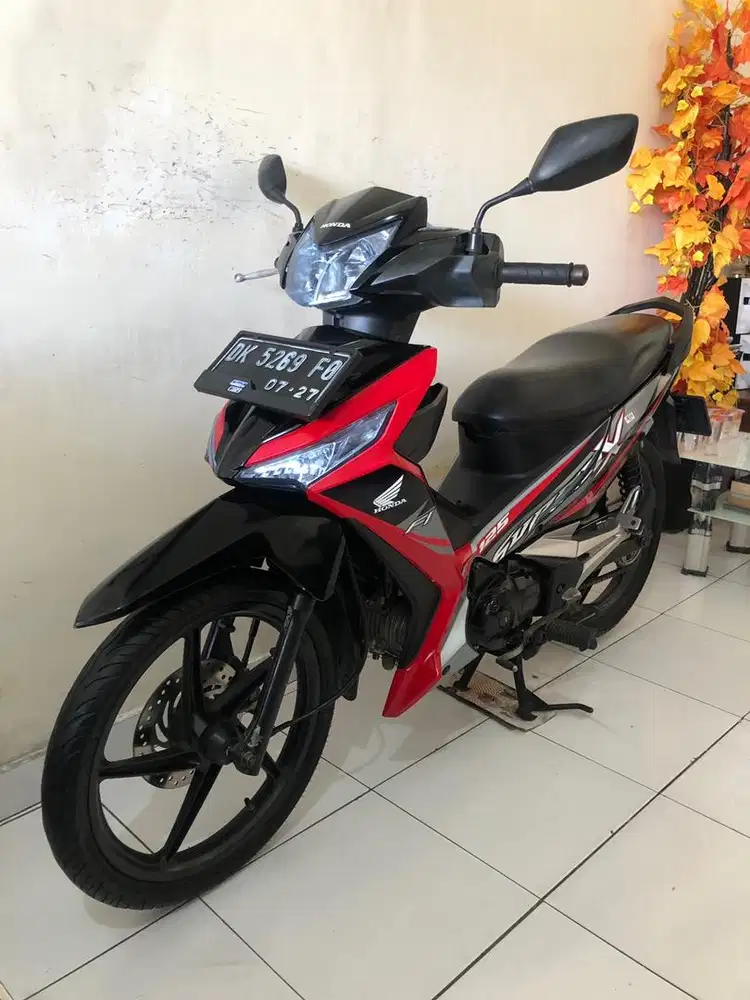 Honda Supra X 125 Th.2017 Merah hitam!!
