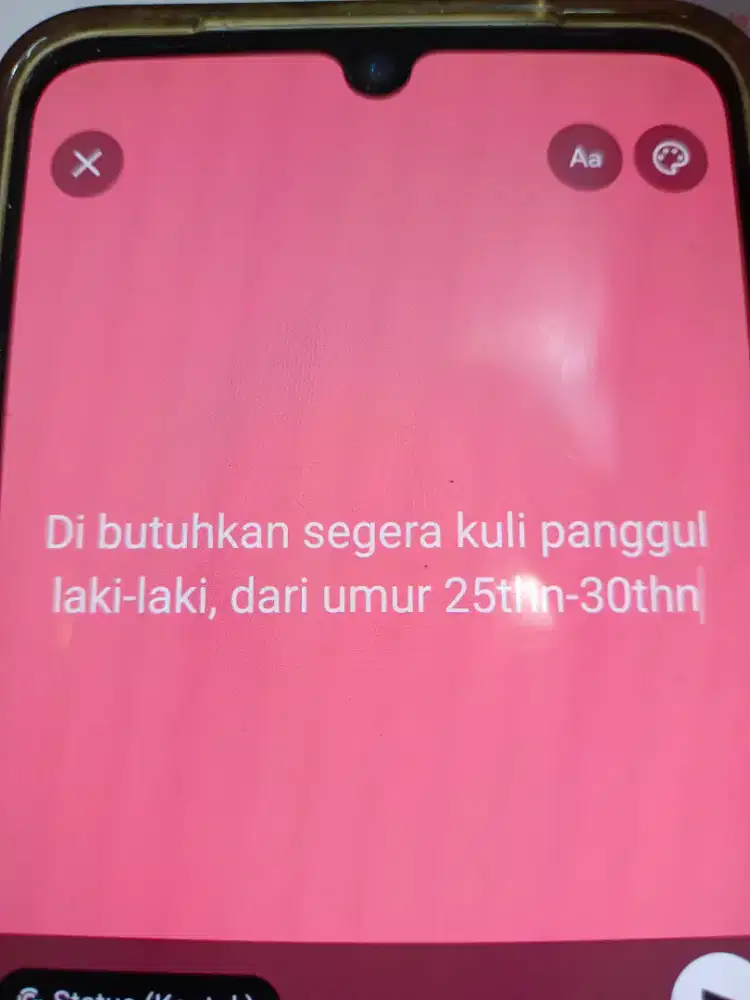 LOWONGAN KERJA KULI PANGGUL