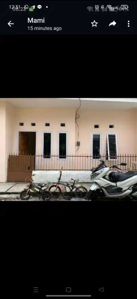 Disewakan Rumah 100m2 Di Daerah Mangga Besar