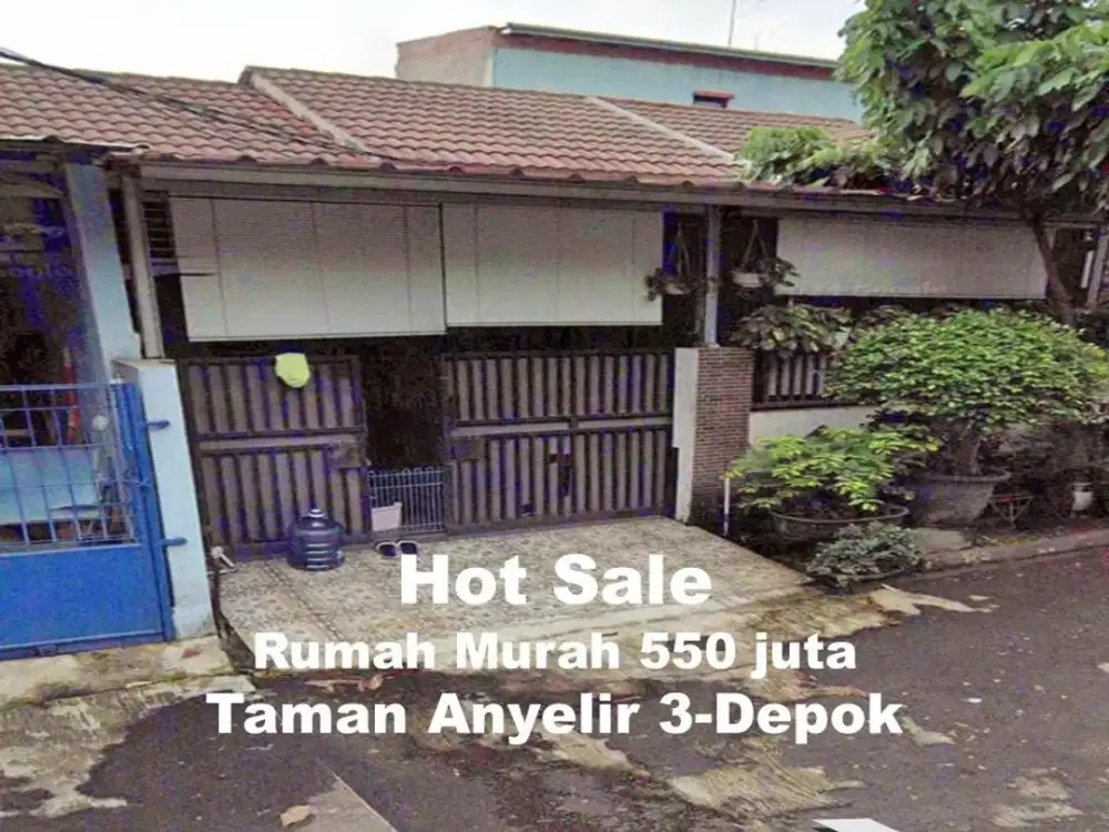 BU Rumah 550 juta siap huni Taman Anyelir 3 Kalimulya Depok
