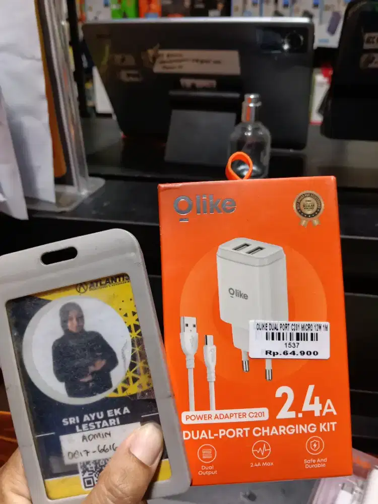 OLIKE DUAL PORT C201 MICRO 12W 1M ATLANTIS DAHSYAT