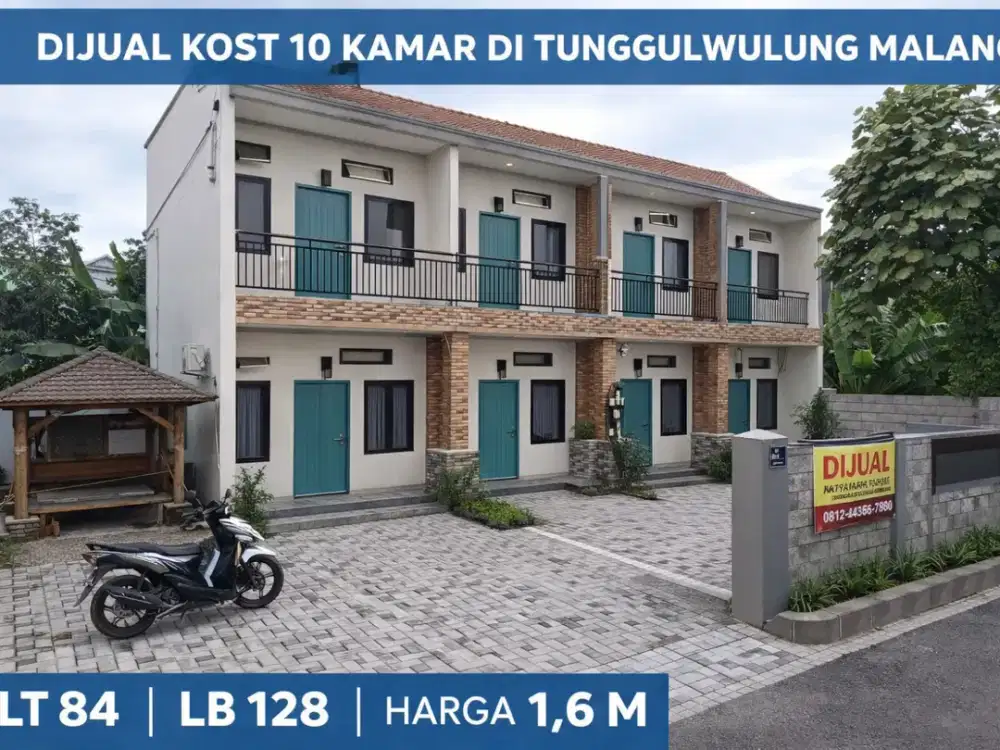 DIJUAL KOST STRATEGIS DI TUNGGULWULUNG – DEKAT KAMPUS & FASILITAS UMUM