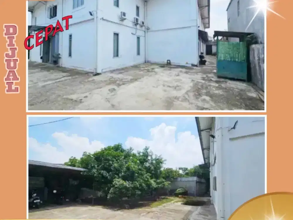 DIJUAL EX PABRIK GARMENT DI TANJUNG PURA LUAS 1.360 METER PEGADUNGAN JAKARTA BARAT