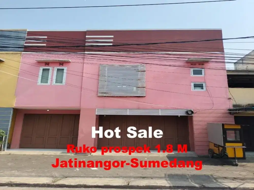 Ruko strategis untuk kantor, usaha dan tempat tinggal di Jatinangor