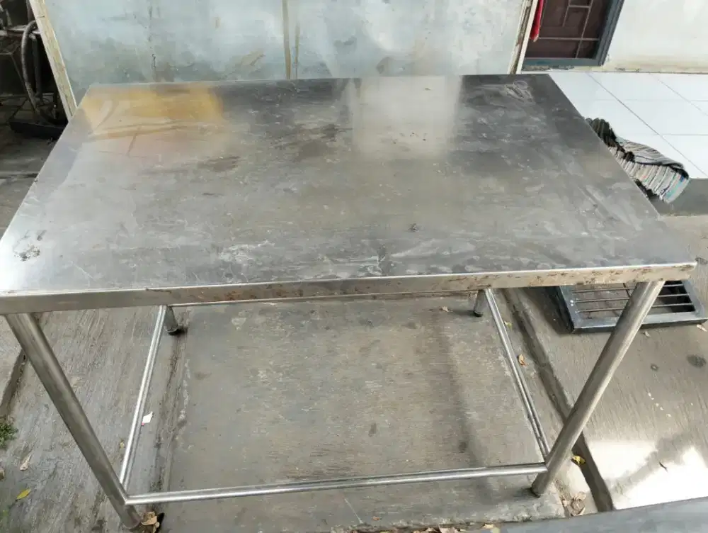 Jual bekas meja olah stainless