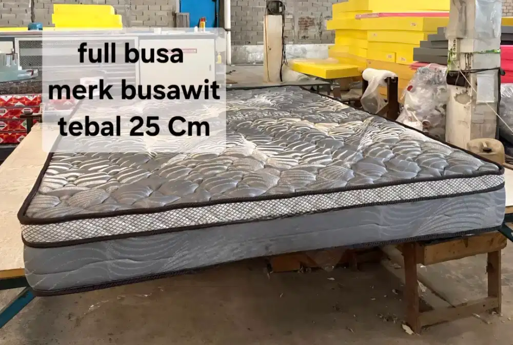 Matras plustop full busa tebal 25 cm busawit