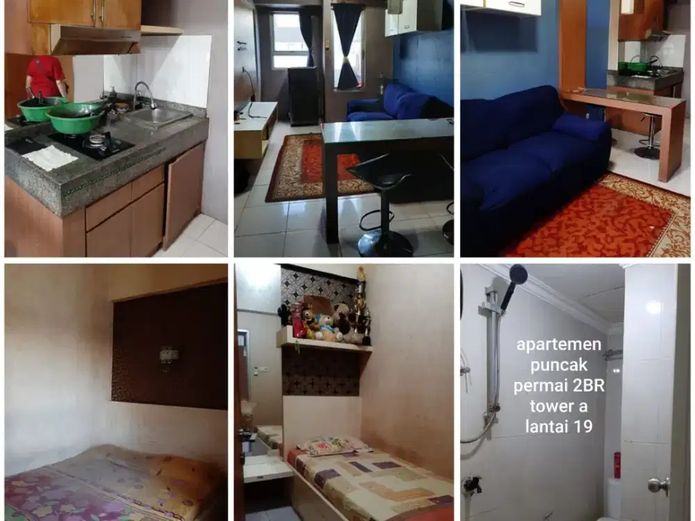 Disewakan Apartemen Puncak Permai Type 2BR