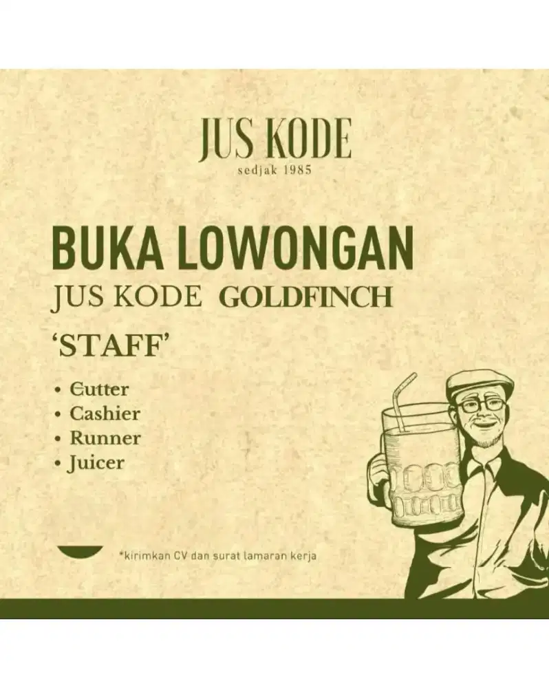 Jus kode goldfinch is hiring