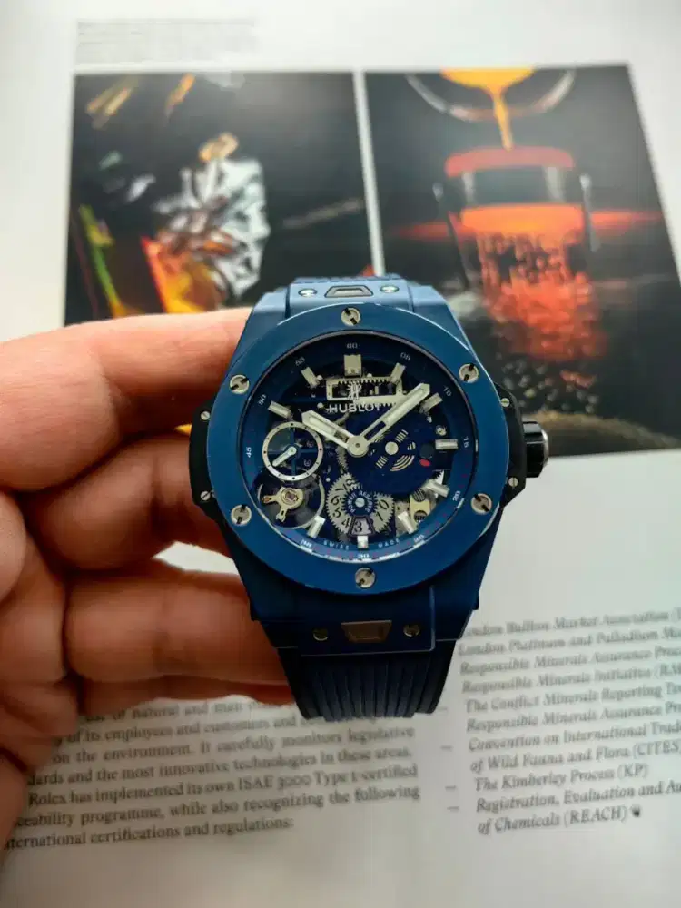 2021 Hublot Big Bang Meca 10 Days Blue Ceramic