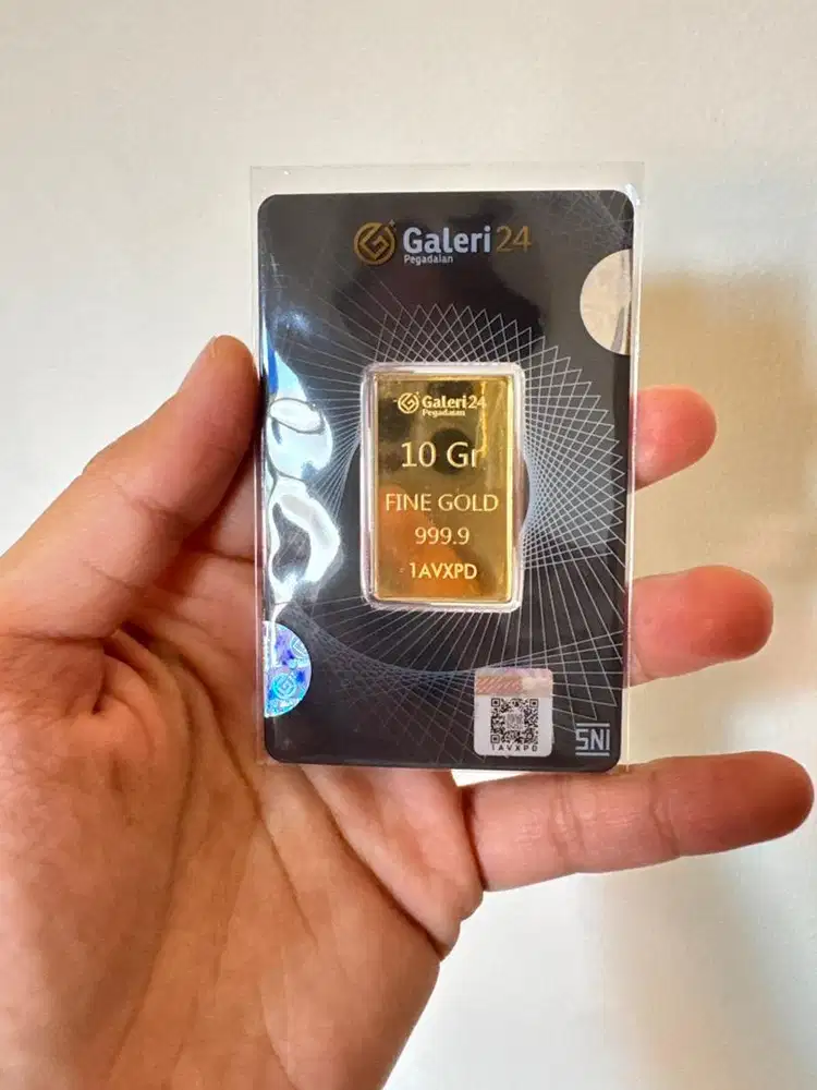 Emas galeri 24 berat 10 gram