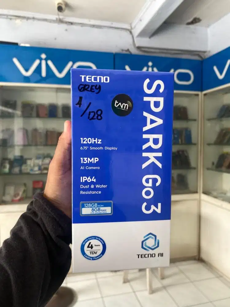 Ready Tecno Spark Go 3 4/128GB
