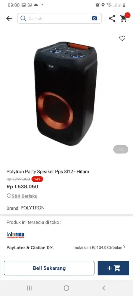 Polytron speaker aktif
