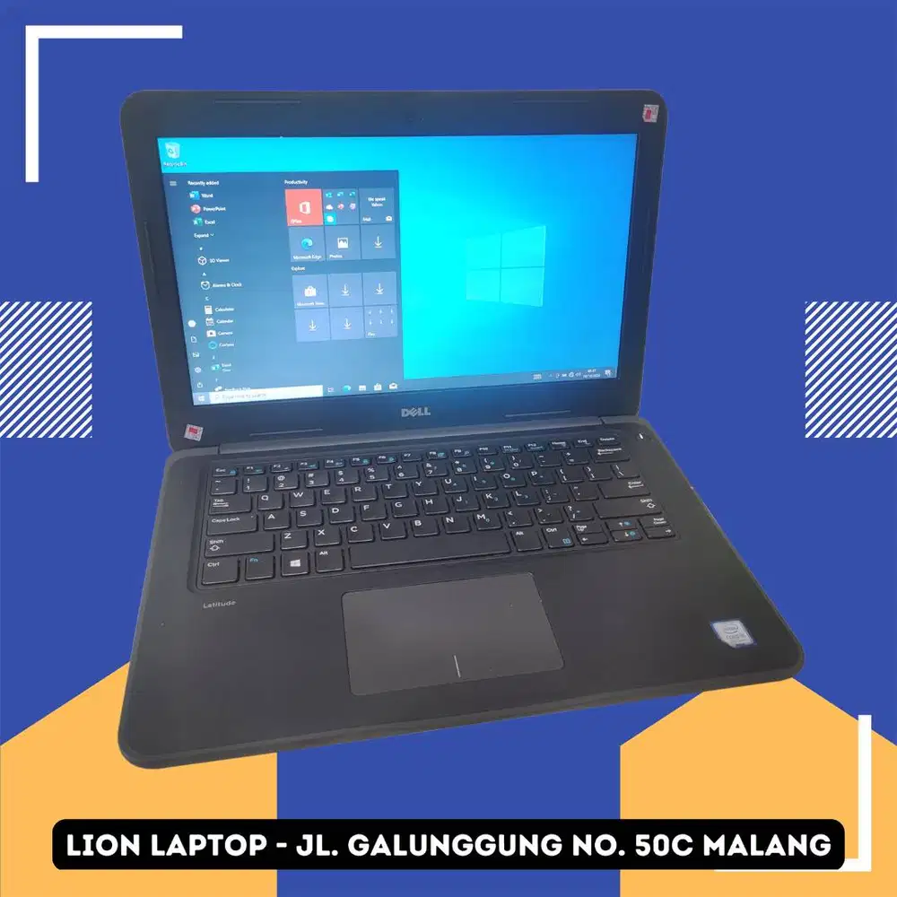 Core i5 Gen 7 Murah Mulus RAM 8GB SSD 256GB Dell Latitude 3380 [30|03]