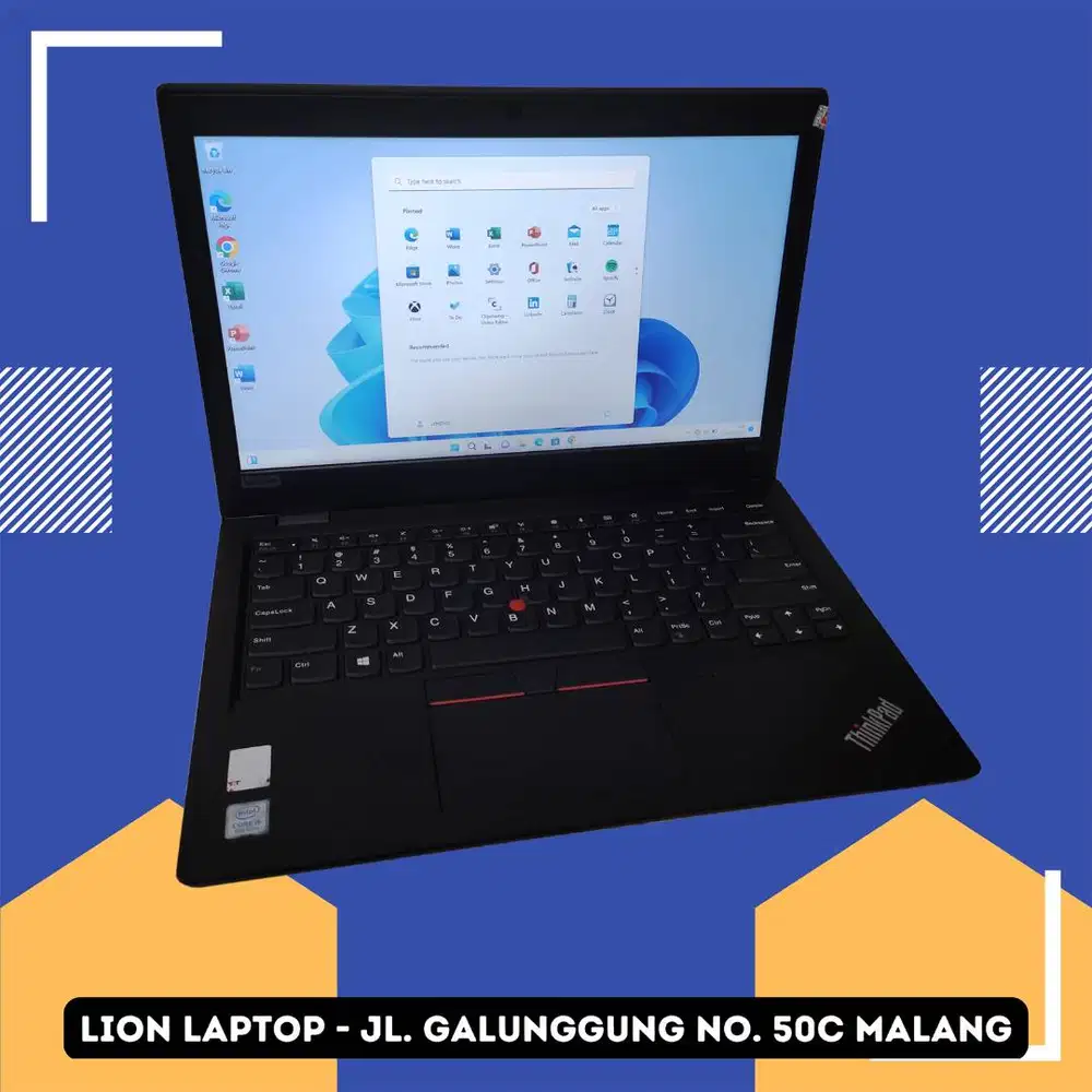 Core i5 Gen 8 RAM 8GB SSD 256GB Lenovo Thinkpad L390 [30|03]