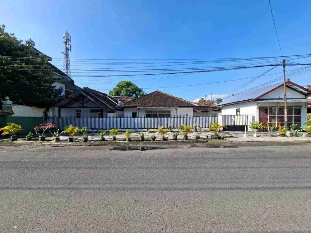 Tanah premium bonus bangunan seputaran jl HOS Cokroaminoto dekat stasiun tugu, Malioboro dan kraton Jogja