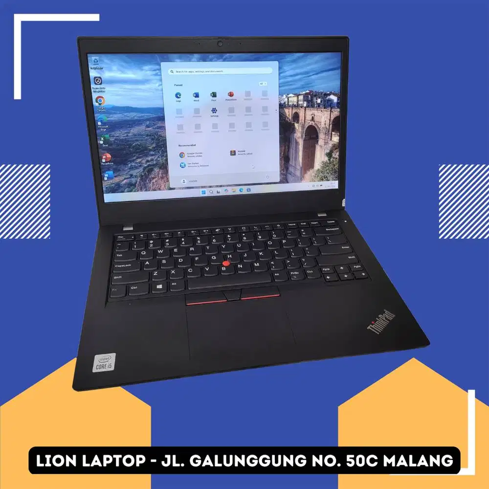 i5 Gen 10 Murah RAM 8GB SSD 256GB Lenovo Thinkpad L14 [30|03]
