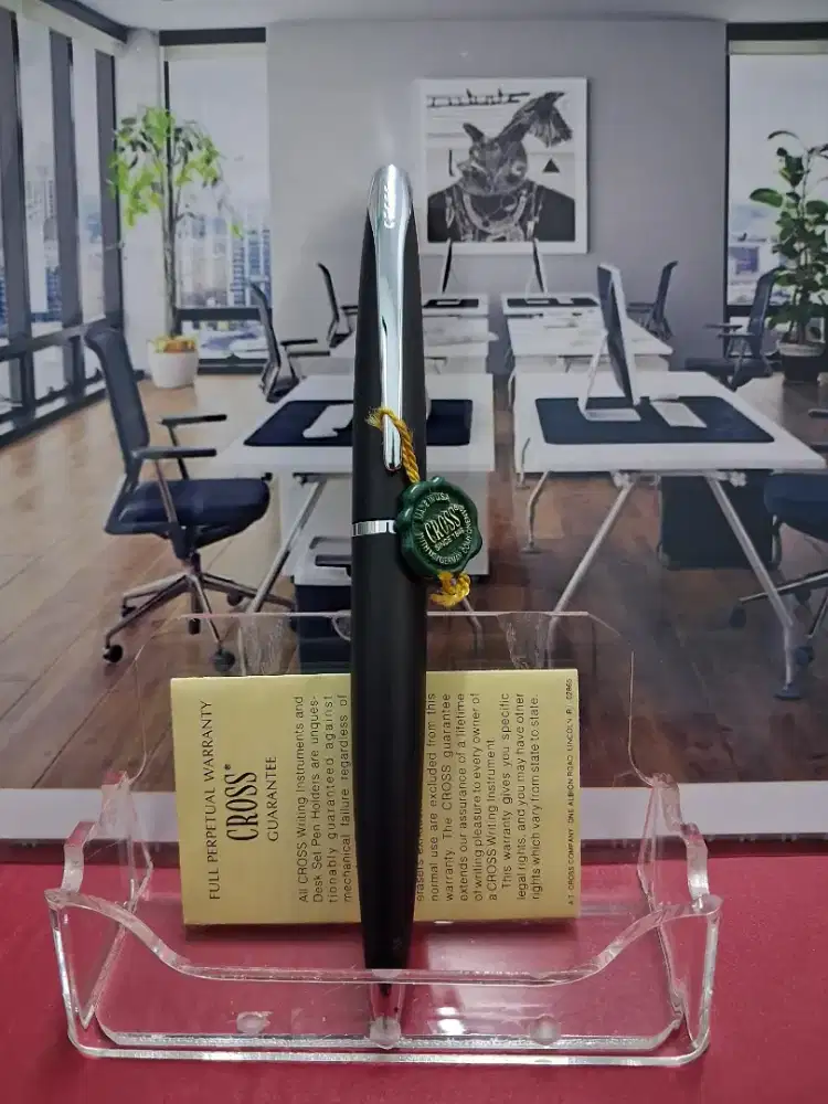 Pulpen Ballpoint CROSS ATX BASALT BLACK LACQUER #882-3