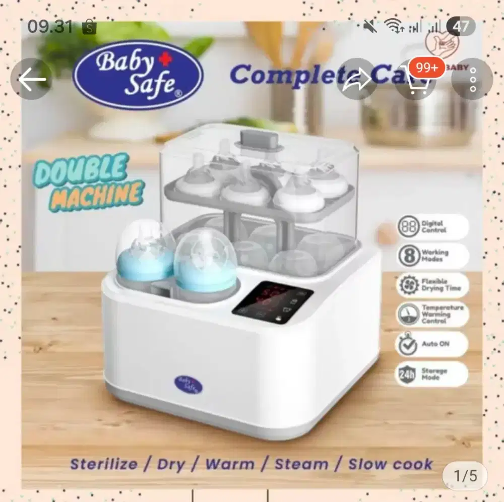 Baby Safe Sterilizer, Warmer and Dryer