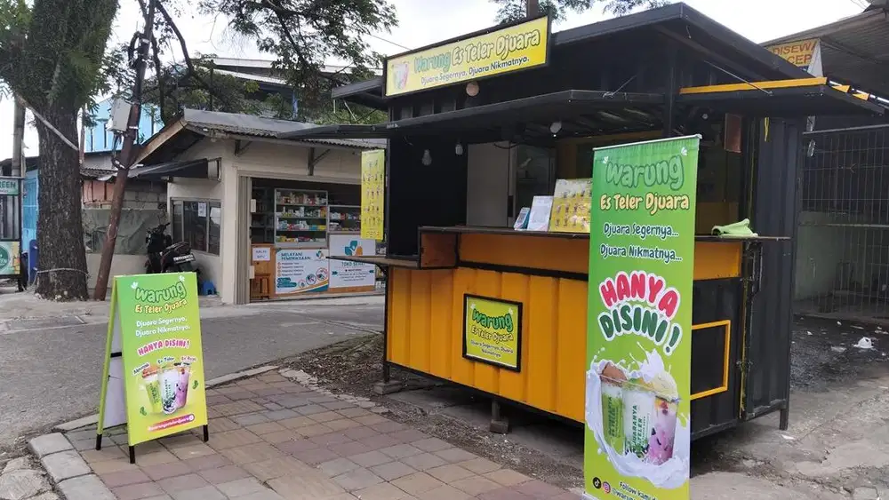 Warung Es Teler Djuara, Perumnas