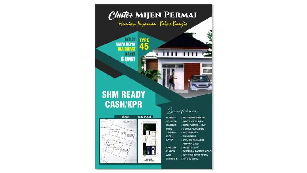 Perumahan Clauster Mijen Permai (progrees/bisa request)