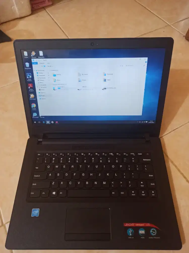 Lptop Lenovo, garansi 1buln.14in
