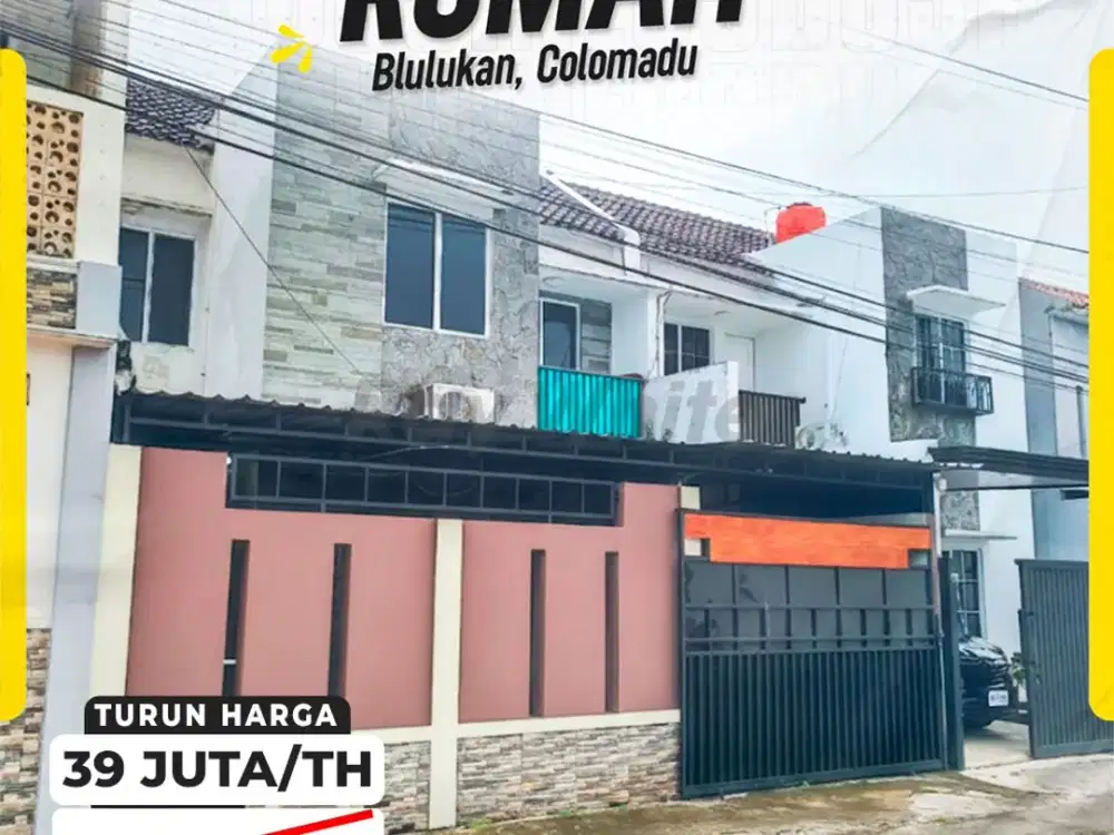Rumah 2 kamar Siap Huni Full Furnised dekat Hotel Alana Solo, Blulukan Colomadu