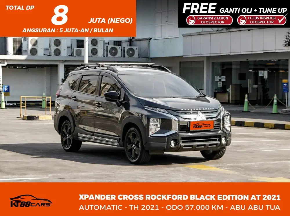 DP 8jt Bergaransi MITSUBISHI XPANDER CROSS ROCKFORD BLACK