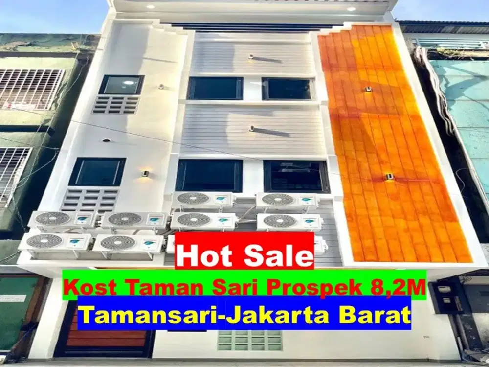 Dijual Rumah Kost Eksklusif Income 54 Juta/Bln Taman Sari Jakarta