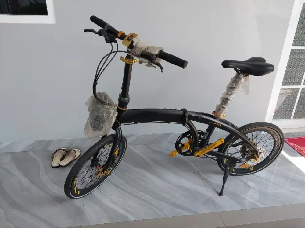 Sepeda lipat 20 Noris Pro gold pacific