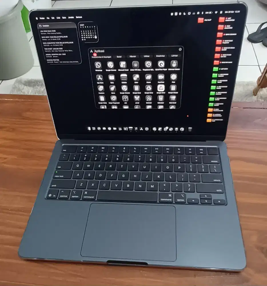 MacBook Air M4 2025 Midnight Blue 16/256 Mulus Fullset