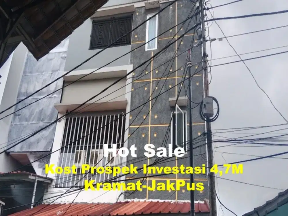 BU Kost Produktif akses motor Kramat Senen full furnished