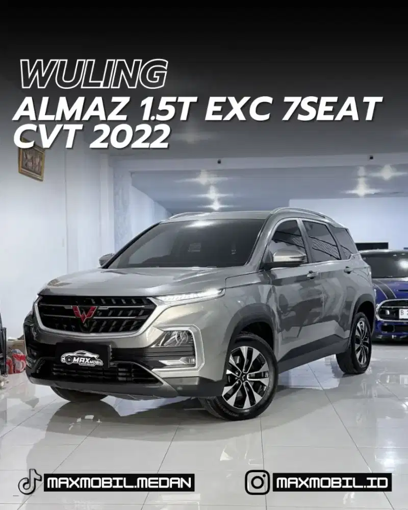 [ODO 50RB‼️] WULING ALMAZ 1.5T EXCLUSIVE 7S CVT 2022 pemakaian 2023