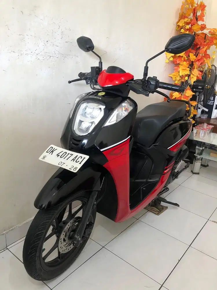 Honda Genio Th.2019 Merah hitam!!