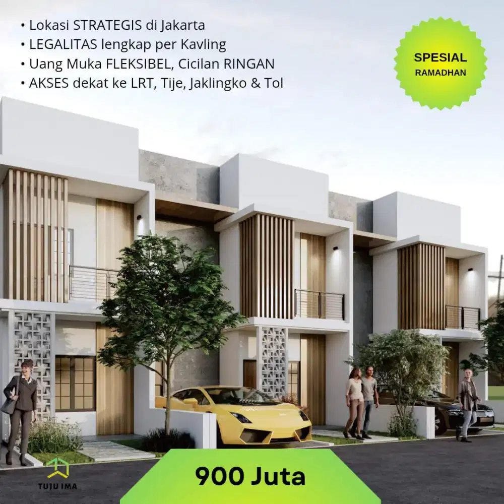 RUMAH 2 LANTAI HANYA 900 JUTAAN