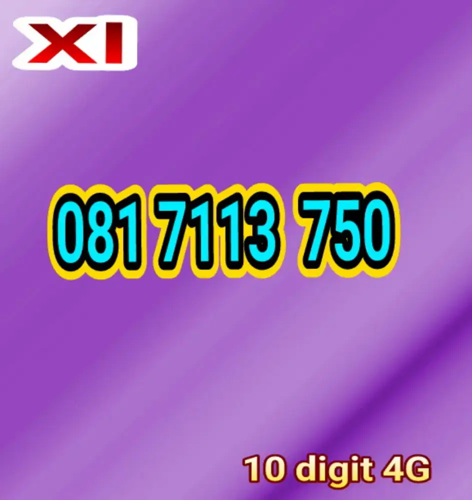Perdana XL 10 digit cantik rapi