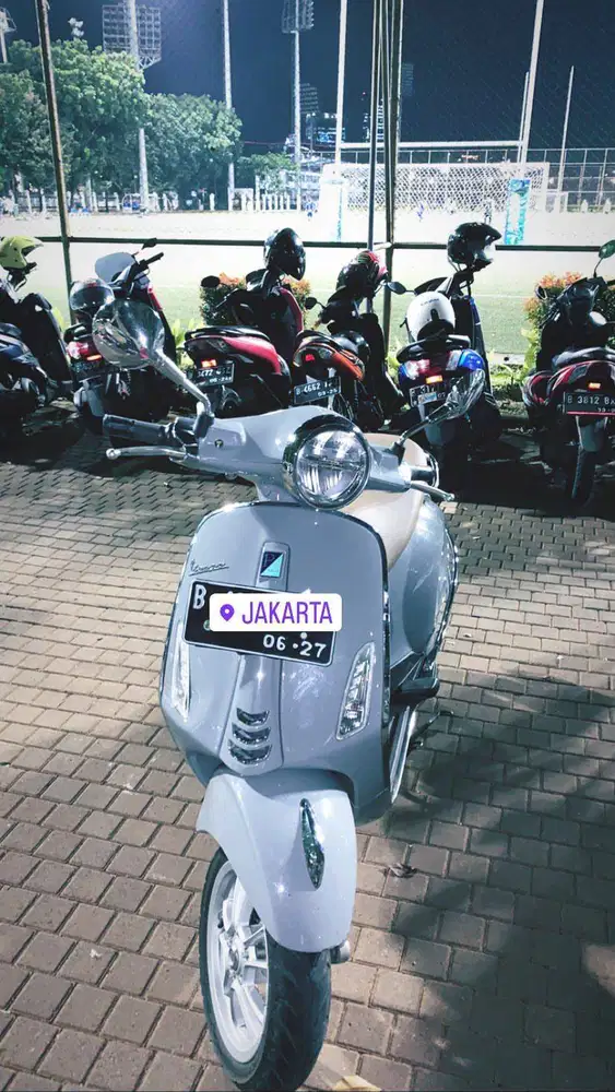 JUAL Vespa Primavera iGET ABS 2022 Colour Grey Materia,